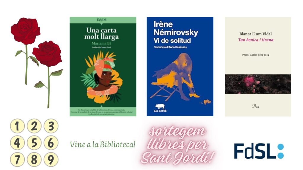 Sortegem llibres per Sant Jordi
